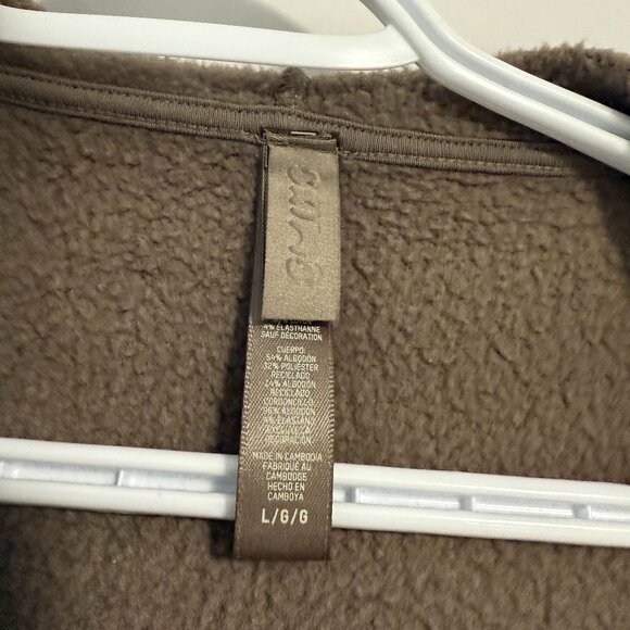 SKIMS MENS RELAXED ZIP UP HOODIE TRUFFLE - Picture 4 of 4